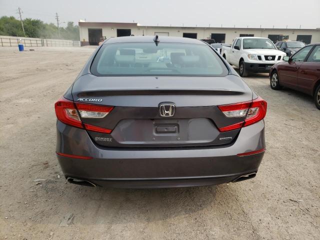 1HGCV1F98JA013053 - 2018 HONDA ACCORD TOURING GRAY photo 6