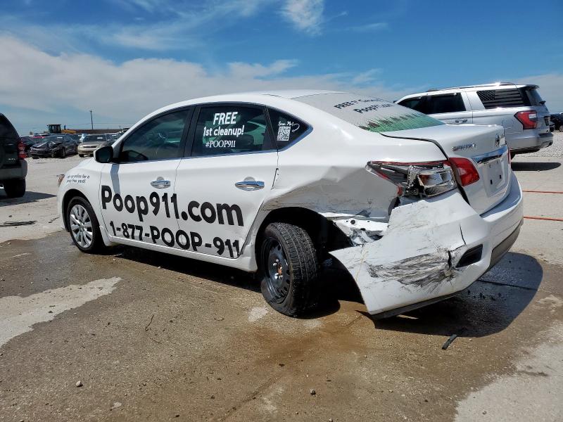 3N1AB7AP4KY450393 - 2019 NISSAN SENTRA S 白色 照片 2