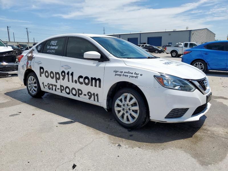 3N1AB7AP4KY450393 - 2019 NISSAN SENTRA S 白色 照片 4