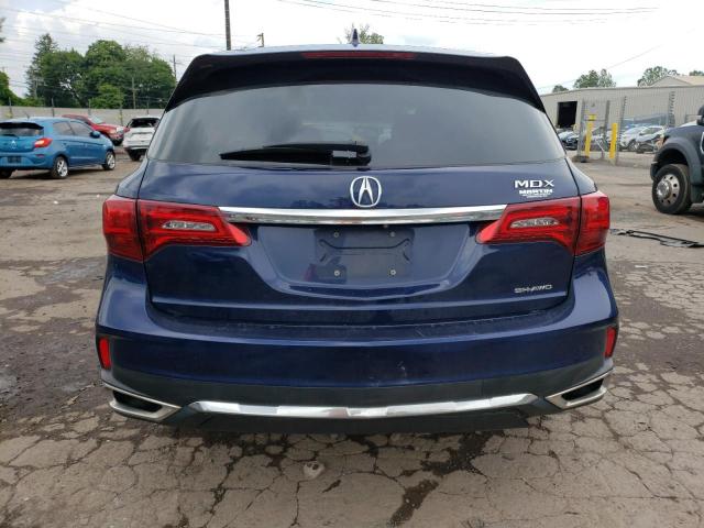 5J8YD4H56HL000823 - 2017 ACURA MDX TECHNOLOGY BLUE photo 6