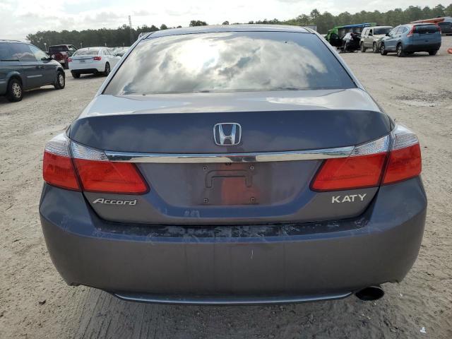 1HGCR2F33FA222259 - 2015 HONDA ACCORD LX GRAY photo 6