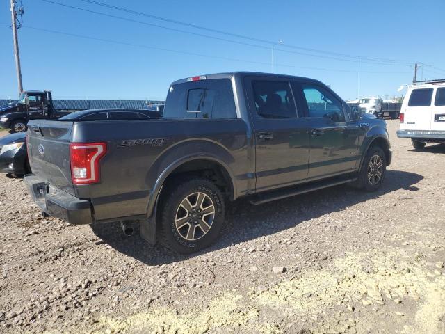 1FTEW1EP3FFB26861 - 2015 FORD F150 SUPERCREW CHARCOAL photo 3