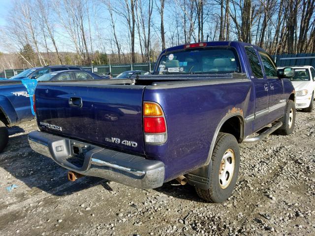 5TBBT44131S132185 - 2001 TOYOTA TUNDRA ACCESS CAB  photo 4