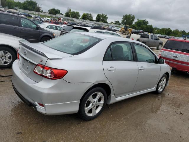 5YFBU4EE7CP009670 - 2012 TOYOTA COROLLA BASE SILVER photo 3