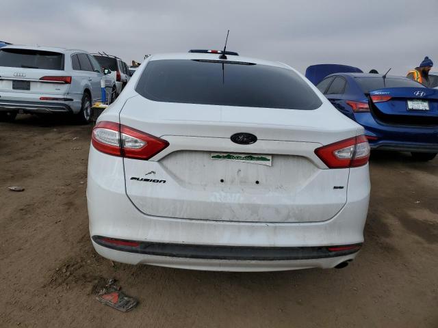 3FA6P0H74ER367570 - 2014 FORD FUSION SE WHITE photo 6