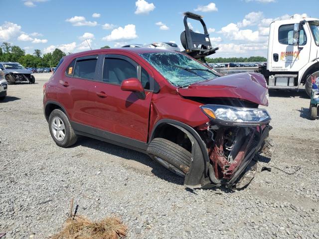 KL7CJKSB5MB318059 - 2021 CHEVROLET TRAX LS BURGUNDY photo 4