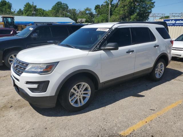 1FM5K8B89HGC63684 - 2017 FORD EXPLORER WHITE photo 1