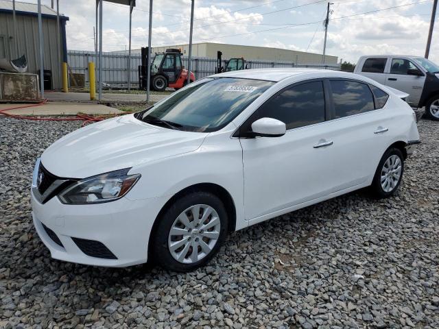 3N1AB7AP9JY329227 - 2018 NISSAN SENTRA S WHITE photo 1