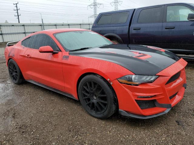 1FA6P8TH7K5129158 - 2019 FORD MUSTANG წითელი ფოტო 4