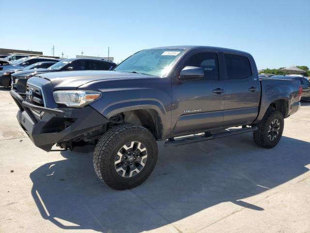 5TFCZ5AN7GX014358 - 2016 TOYOTA TACOMA DOUBLE CAB GRAY photo 1