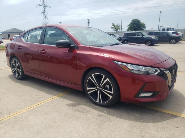 3N1AB8DV1MY273417 - 2021 NISSAN SENTRA SR BURGUNDY photo 4