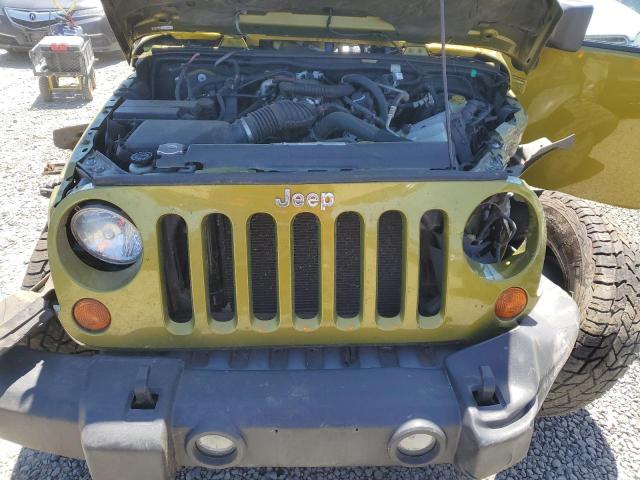 1J8GA39107L113506 - 2007 JEEP WRANGLER X GREEN photo 11