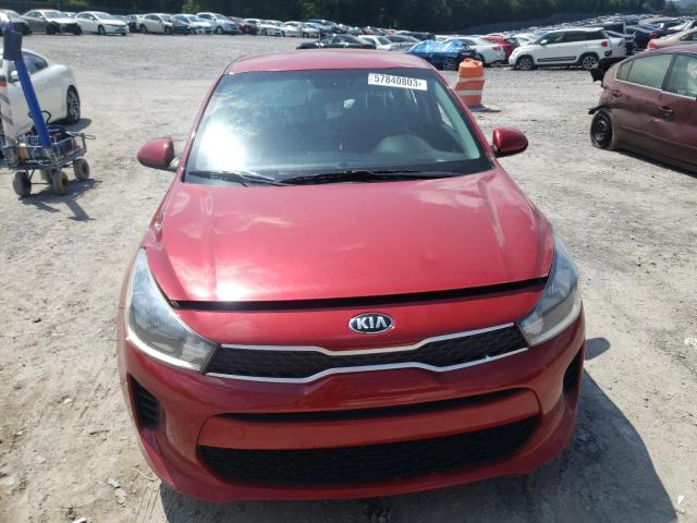 3KPA24AB4KE164481 - 2019 KIA RIO S RED photo 5