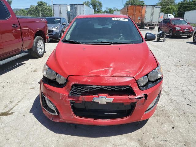 1G1JG6SB6D4221997 - 2013 CHEVROLET SONIC RS RED photo 5