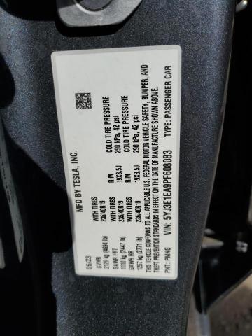 5YJ3E1EA9PF608083 - 2023 TESLA MODEL 3 გრაფიტი ფოტო 12
