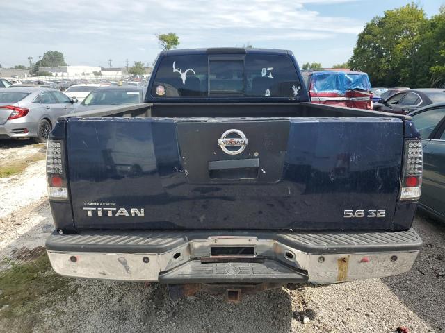 1N6BA06B36N549800 - 2006 NISSAN TITAN XE ლურჯი ფოტო 6