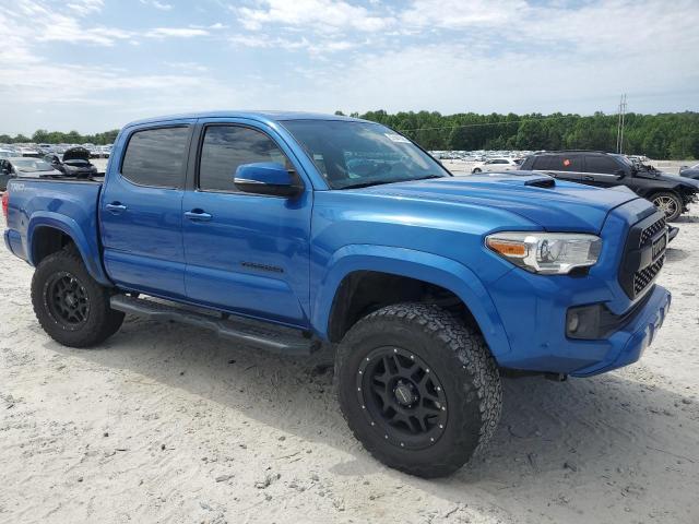 3TMAZ5CN0HM026542 - 2017 TOYOTA TACOMA DOUBLE CAB BLUE photo 4