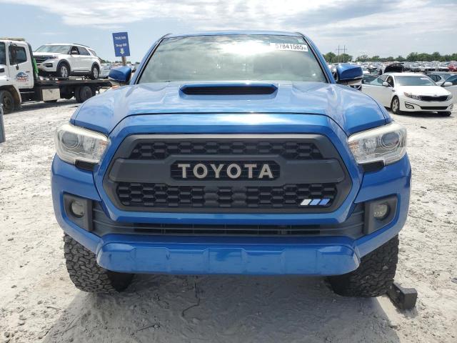 3TMAZ5CN0HM026542 - 2017 TOYOTA TACOMA DOUBLE CAB BLUE photo 5