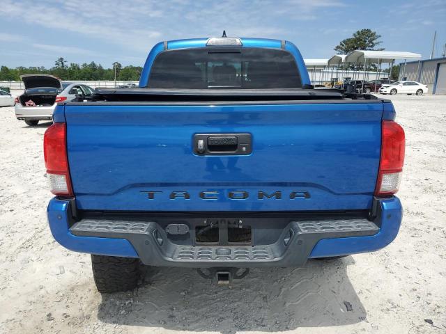 3TMAZ5CN0HM026542 - 2017 TOYOTA TACOMA DOUBLE CAB BLUE photo 6