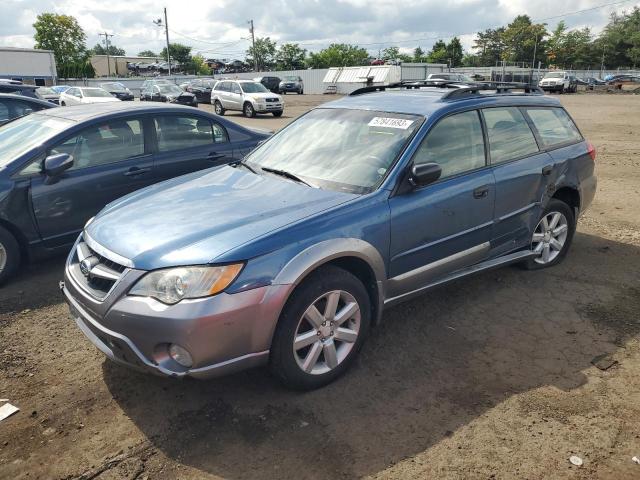 4S4BP61C297335728 - 2009 SUBARU OUTBACK 2.5I BLUE photo 1