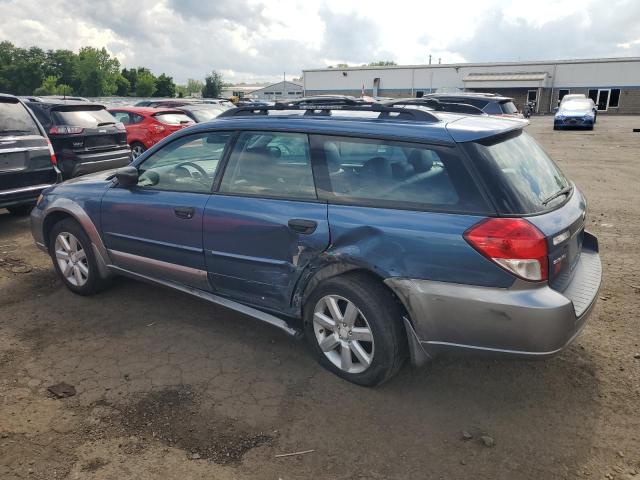 4S4BP61C297335728 - 2009 SUBARU OUTBACK 2.5I BLUE photo 2