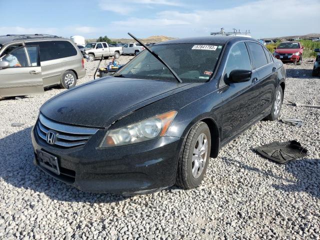 1HGCP2F68CA032663 - 2012 HONDA ACCORD SE BLACK photo 1