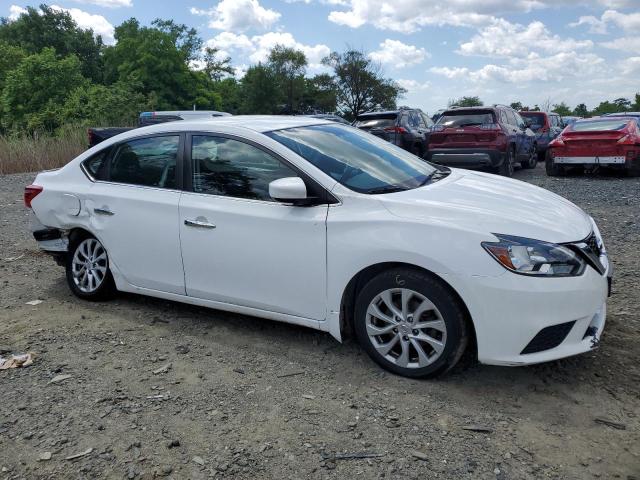 3N1AB7AP5JY207402 - 2018 NISSAN SENTRA S WHITE photo 4