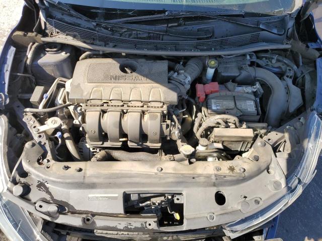 3N1AB7AP4KY363965 - 2019 NISSAN SENTRA S BLUE photo 11