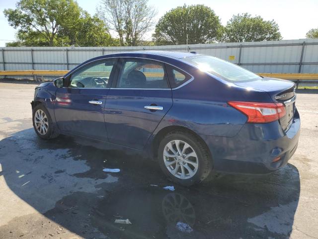 3N1AB7AP4KY363965 - 2019 NISSAN SENTRA S BLUE photo 2