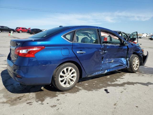 3N1AB7AP4KY363965 - 2019 NISSAN SENTRA S BLUE photo 3