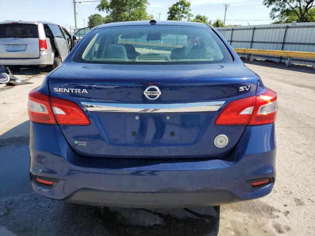 3N1AB7AP4KY363965 - 2019 NISSAN SENTRA S BLUE photo 6