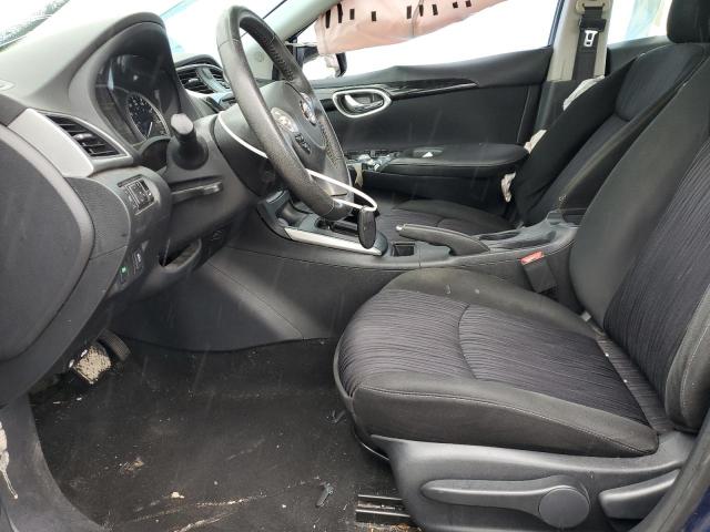 3N1AB7AP4KY363965 - 2019 NISSAN SENTRA S BLUE photo 7