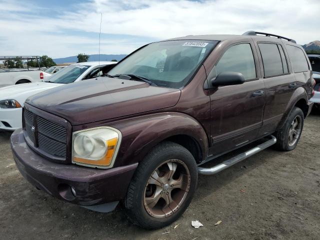 1D4HB48D65F555537 - 2005 DODGE DURANGO SLT BURGUNDY photo 1