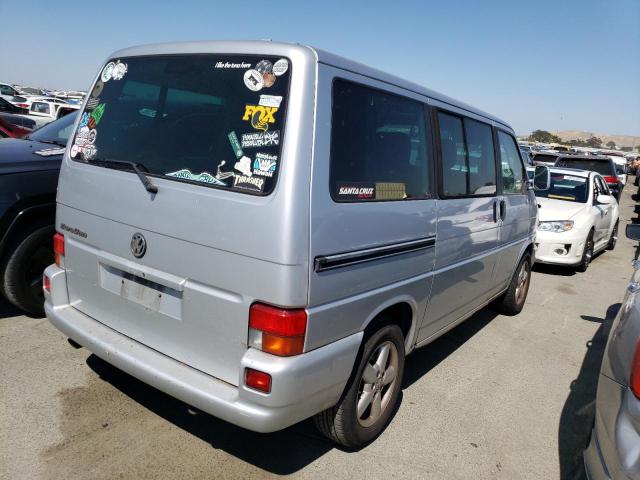 WV2KB47002H005270 - 2002 VOLKSWAGEN EUROVAN GLS SILVER photo 3