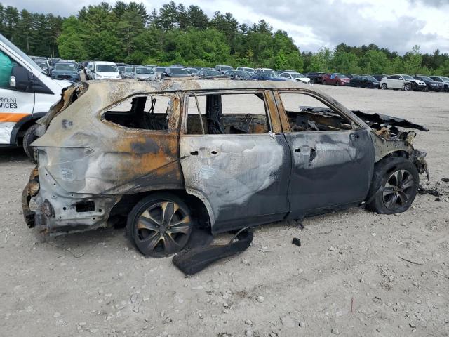 5TDGZRBH5NS590082 - 2022 TOYOTA HIGHLANDER XLE CHARCOAL photo 3