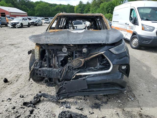 5TDGZRBH5NS590082 - 2022 TOYOTA HIGHLANDER XLE CHARCOAL photo 5