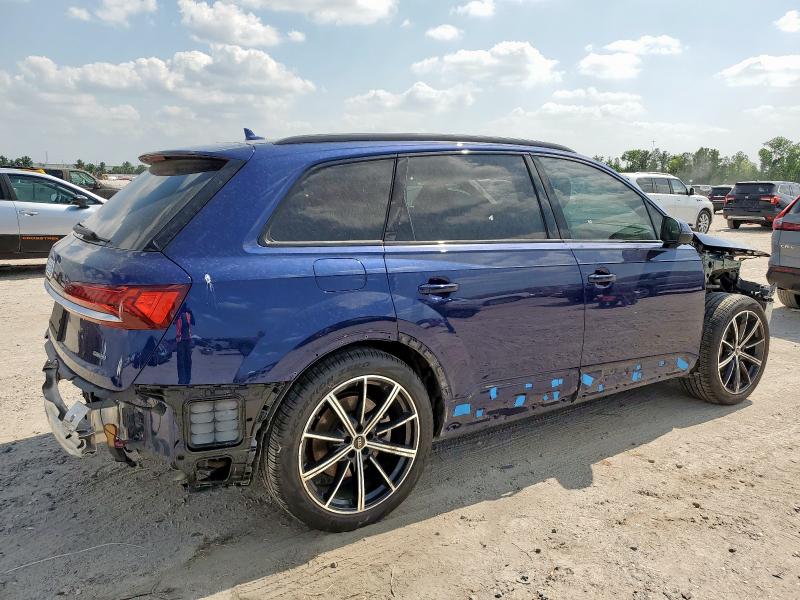 WA1VXAF71MD014185 - 2021 AUDI Q7 PRESTIGE BLUE photo 3