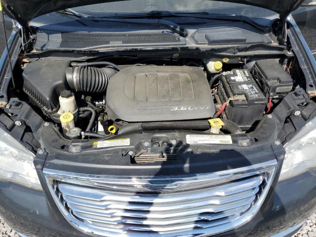 2C4RC1CG1CR150920 - 2012 CHRYSLER TOWN & COU TOURING L CHARCOAL photo 12