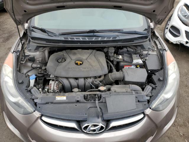 5NPDH4AEXCH091796 - 2012 HYUNDAI ELANTRA GLS TAN photo 11