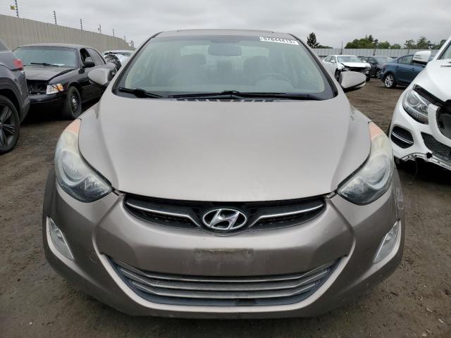 5NPDH4AEXCH091796 - 2012 HYUNDAI ELANTRA GLS TAN photo 5