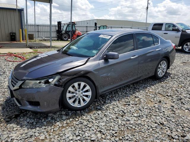 1HGCR2F8XFA245534 - 2015 HONDA ACCORD EXL GRAY photo 1