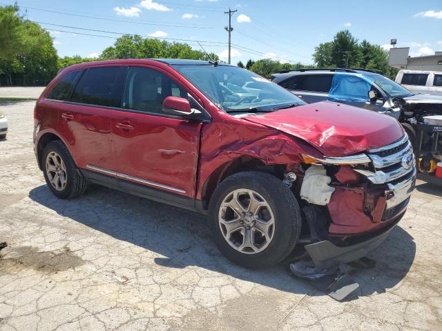 2FMDK3JC3DBC53805 - 2013 FORD EDGE SEL RED photo 4