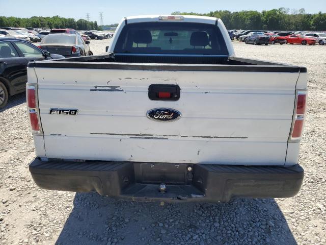 1FTMF1CW8AKE14283 - 2010 FORD F150 WHITE photo 6