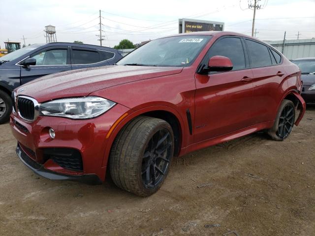 5UXKU2C3XH0U29252 - 2017 BMW X6 XDRIVE35I RED photo 1