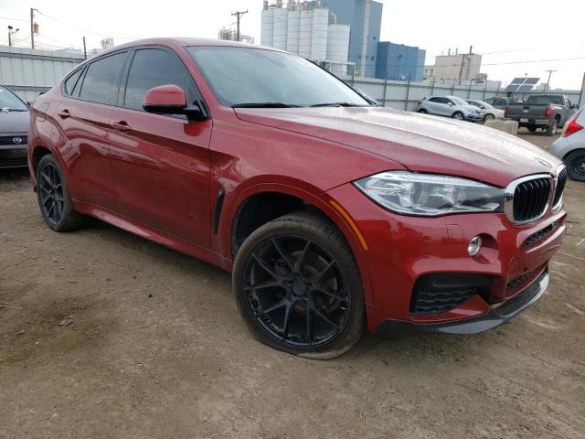 5UXKU2C3XH0U29252 - 2017 BMW X6 XDRIVE35I RED photo 4