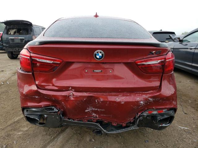 5UXKU2C3XH0U29252 - 2017 BMW X6 XDRIVE35I RED photo 6