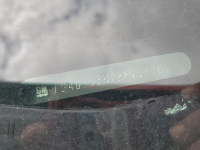 1G4GE5ED7BF111763 - 2011 BUICK LACROSSE CXS Արծաթագույն լուսանկար 12