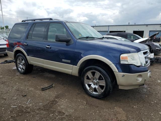1FMFU18547LA09762 - 2007 FORD EXPEDITION EDDIE BAUER BLUE photo 4
