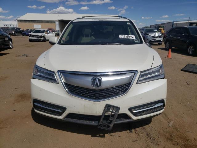 5FRYD4H29EB009937 - 2014 ACURA MDX WHITE photo 5