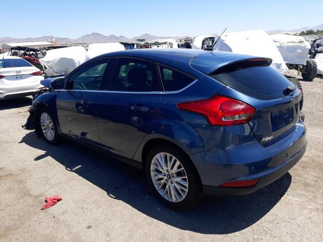 1FADP3N21JL313184 - 2018 FORD FOCUS TITANIUM BLUE photo 2